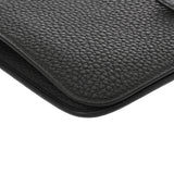 HERMES エルメス ドゴン GM ブラック B刻印(2023年頃) ユニセックス トゴ 長財布 Aランク 中古 銀蔵