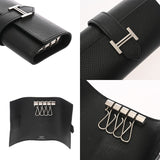 HERMES エルメス ベアン 4連キーケース ブラック シルバー金具 R刻印(2014年頃) ユニセックス ヴォーエプソン キーケース ABランク 中古 銀蔵