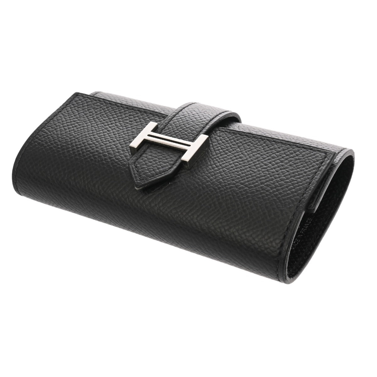 エルメス ベアン 4連キーケース ブラック シルバー金具 R刻印(2014年頃