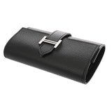 HERMES エルメス ベアン 4連キーケース ブラック シルバー金具 R刻印(2014年頃) ユニセックス ヴォーエプソン キーケース ABランク 中古 銀蔵