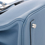 HERMES エルメス バーキン 30 アズール C刻印(2018年頃) レディース トゴ ハンドバッグ Bランク 中古 銀蔵