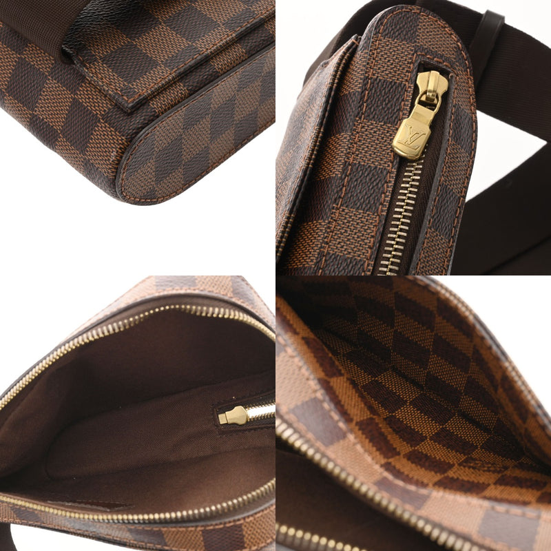 LOUIS VUITTON ルイヴィトン ダミエ ジェロニモス 後期型 ブラウン N51994 ユニセックス ダミエキャンバス ショルダーバッグ ABランク 中古 銀蔵