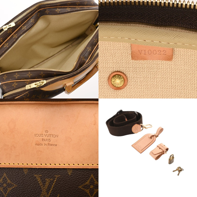 LOUIS VUITTON ルイヴィトン モノグラム アリゼ トロワポッシュ ブラウン M41391 ユニセックス モノグラムキャンバス ボストンバッグ Bランク 中古 銀蔵