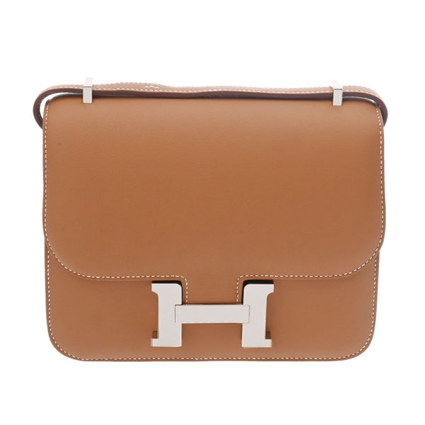 HERMES エルメス コンスタンス3 ミニ 18 ミロワール ゴールド W刻印(2024年頃) レディース ヴォースイフト ショルダーバッグ 未使用 銀蔵