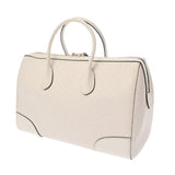 GUCCI グッチ ディアマンテ ミニボストンバッグ アウトレット ホワイト 353394 ユニセックス レザー PVC ボストンバッグ ABランク 中古 銀蔵