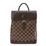 LOUIS VUITTON ルイヴィトン ダミエ ソーホー ブラウン N51132 レディース ダミエキャンバス リュック・デイパック ABランク 中古 銀蔵