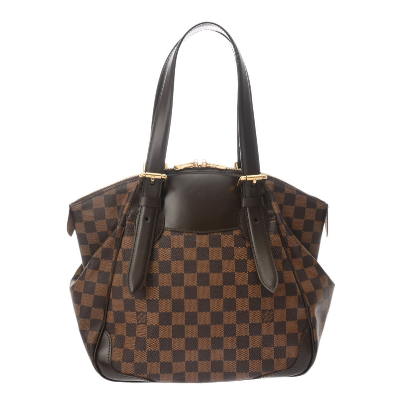 LOUIS VUITTON ルイヴィトン ダミエ ヴェローナ MM エベヌ N41118 レディース ダミエキャンバス ショルダーバッグ Aランク 中古 銀蔵