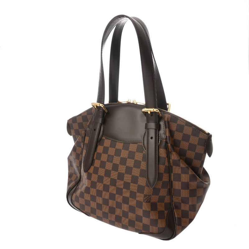 LOUIS VUITTON ルイヴィトン ダミエ ヴェローナ MM エベヌ N41118 レディース ダミエキャンバス ショルダーバッグ Aランク 中古 銀蔵