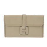 HERMES エルメス ジジェ デュオ セージ A刻印(2017年頃) レディース ヴォースイフト クラッチバッグ ABランク 中古 銀蔵