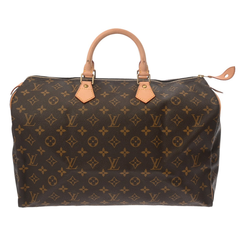 LOUIS VUITTON ルイヴィトン モノグラム スピーディ 40 ブラウン M41522 レディース モノグラムキャンバス ハンドバッグ ABランク 中古 銀蔵