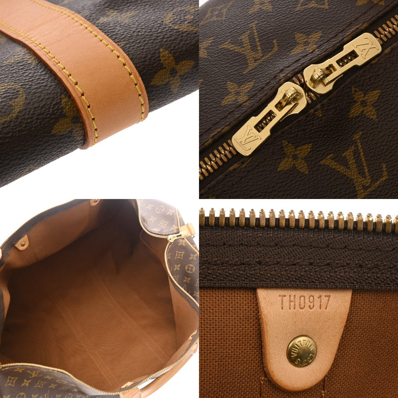LOUIS VUITTON ルイヴィトン モノグラム キーポル バンドリエール 60 ブラウン M41412 ユニセックス モノグラムキャンバス ボストンバッグ ABランク 中古 銀蔵