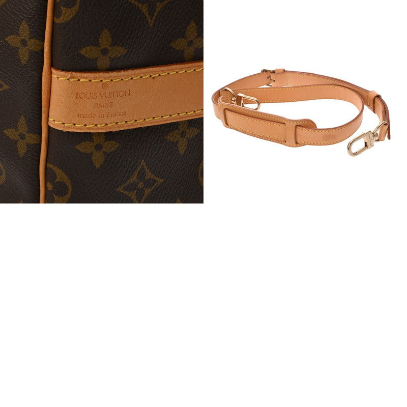 LOUIS VUITTON ルイヴィトン モノグラム キーポル バンドリエール 60 ブラウン M41412 ユニセックス モノグラムキャンバス ボストンバッグ ABランク 中古 銀蔵