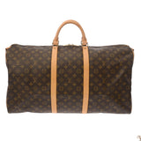 LOUIS VUITTON ルイヴィトン モノグラム キーポル バンドリエール 60 ブラウン M41412 ユニセックス モノグラムキャンバス ボストンバッグ ABランク 中古 銀蔵