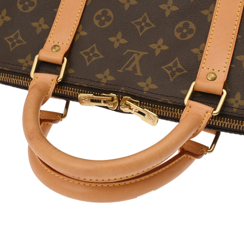 LOUIS VUITTON ルイヴィトン モノグラム キーポル バンドリエール 60 ブラウン M41412 ユニセックス モノグラムキャンバス ボストンバッグ ABランク 中古 銀蔵