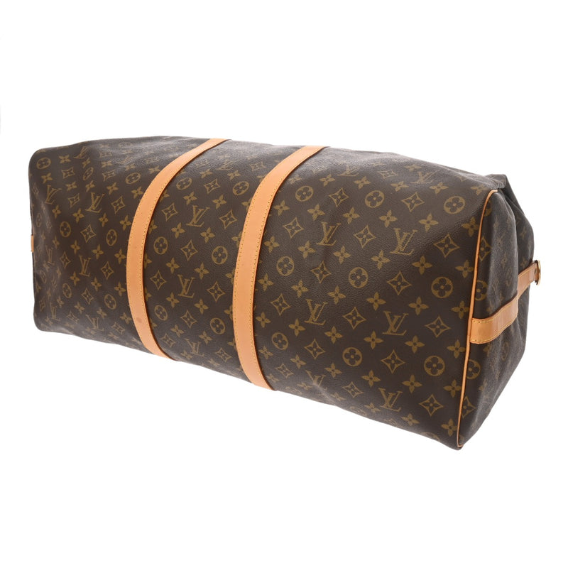 LOUIS VUITTON ルイヴィトン モノグラム キーポル バンドリエール 60 ブラウン M41412 ユニセックス モノグラムキャンバス ボストンバッグ ABランク 中古 銀蔵