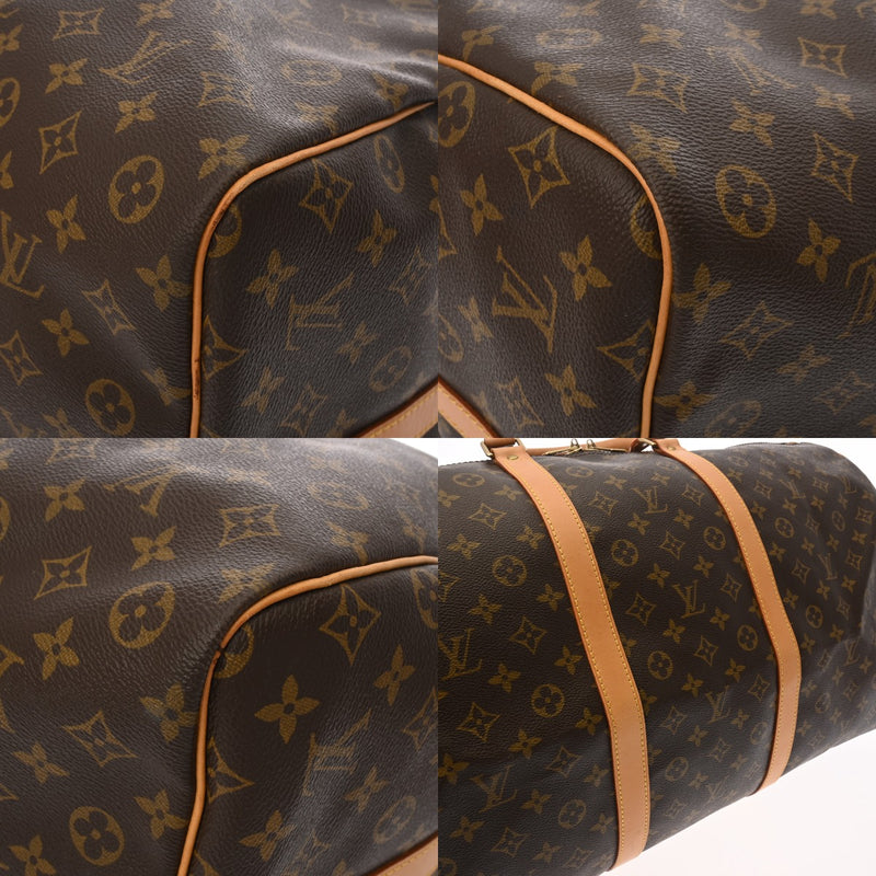 LOUIS VUITTON ルイヴィトン モノグラム キーポル バンドリエール 60 ブラウン M41412 ユニセックス モノグラムキャンバス ボストンバッグ ABランク 中古 銀蔵