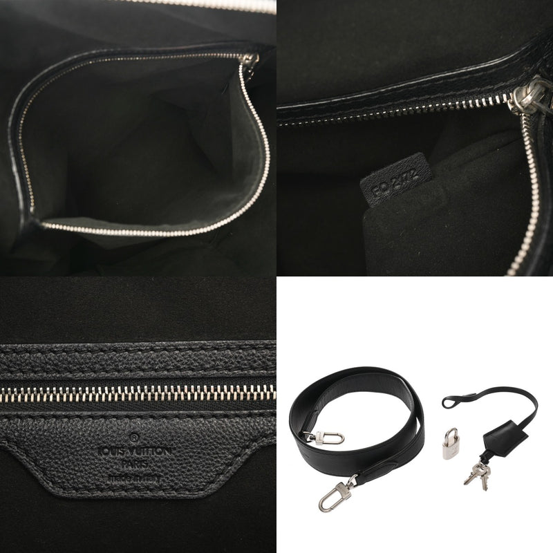 LOUIS VUITTON ルイヴィトン モノグラムアンティア イクシア MM 2WAY  ブラック M94204 レディース レザー ショルダーバッグ Bランク 中古 銀蔵