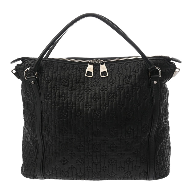 LOUIS VUITTON ルイヴィトン モノグラムアンティア イクシア MM 2WAY  ブラック M94204 レディース レザー ショルダーバッグ Bランク 中古 銀蔵