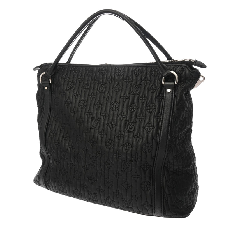 LOUIS VUITTON ルイヴィトン モノグラムアンティア イクシア MM 2WAY  ブラック M94204 レディース レザー ショルダーバッグ Bランク 中古 銀蔵