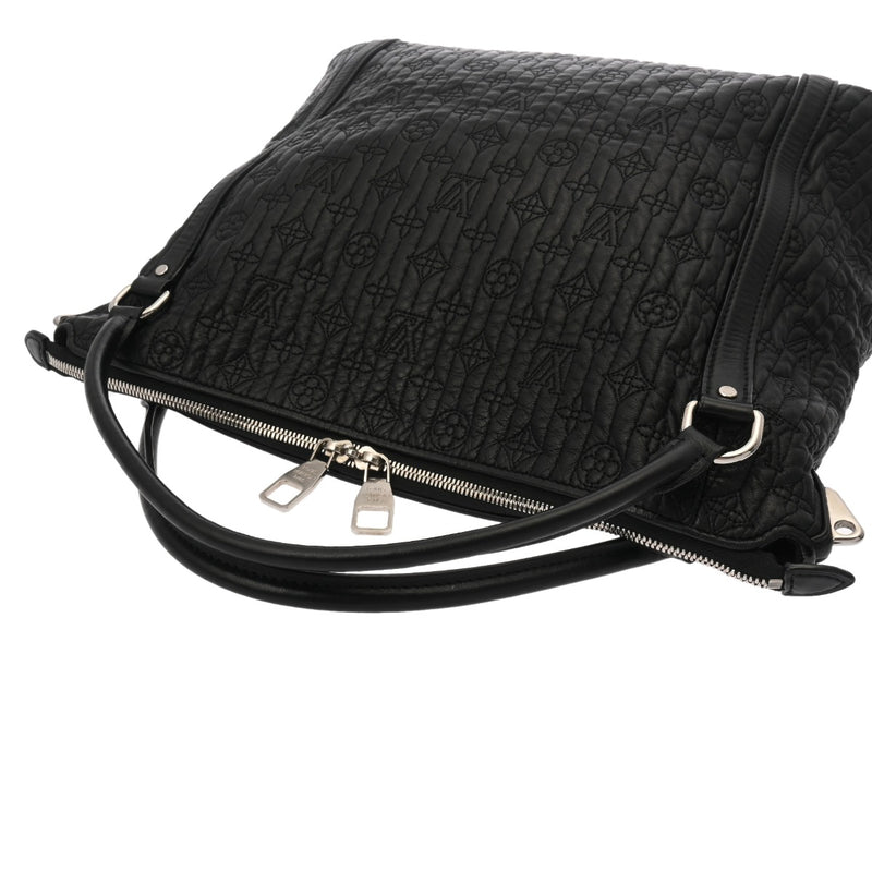 LOUIS VUITTON ルイヴィトン モノグラムアンティア イクシア MM 2WAY  ブラック M94204 レディース レザー ショルダーバッグ Bランク 中古 銀蔵
