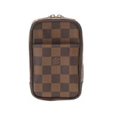 LOUIS VUITTON ルイヴィトン ダミエ エテュイオカピ PM ブラウン N61738 ユニセックス ダミエキャンバス ポーチ ABランク 中古 銀蔵