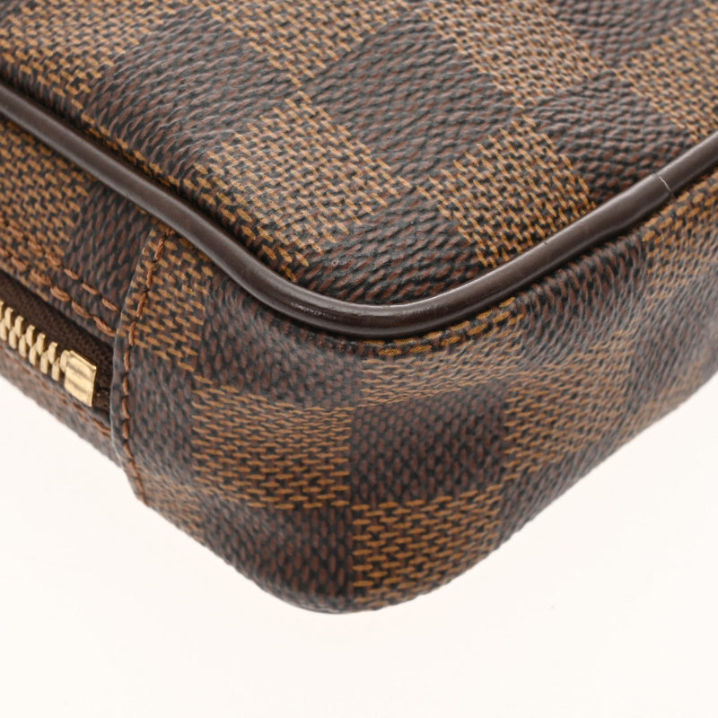 LOUIS VUITTON ルイヴィトン ダミエ エテュイオカピ PM ブラウン N61738 ユニセックス ダミエキャンバス ポーチ ABランク 中古 銀蔵