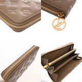 LOUIS VUITTON ルイヴィトン モノグラムアンプラント バイカラー ジッピーウォレット トープ M80481 レディース ラムレザー 長財布 Aランク 中古 銀蔵