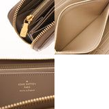 LOUIS VUITTON ルイヴィトン モノグラムアンプラント バイカラー ジッピーウォレット トープ M80481 レディース ラムレザー 長財布 Aランク 中古 銀蔵