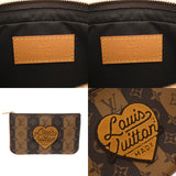 LOUIS VUITTON ルイヴィトン モノグラム ストライプ トリオメッセンジャー NIGOコラボ ブラウン M45965 レディース モノグラムキャンバス ショルダーバッグ ABランク 中古 銀蔵