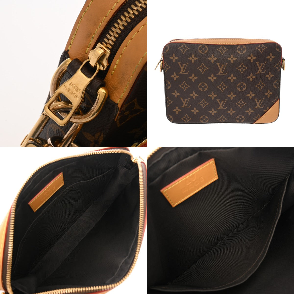 ルイヴィトン ストライプ トリオメッセンジャー NIGOコラボ 14145