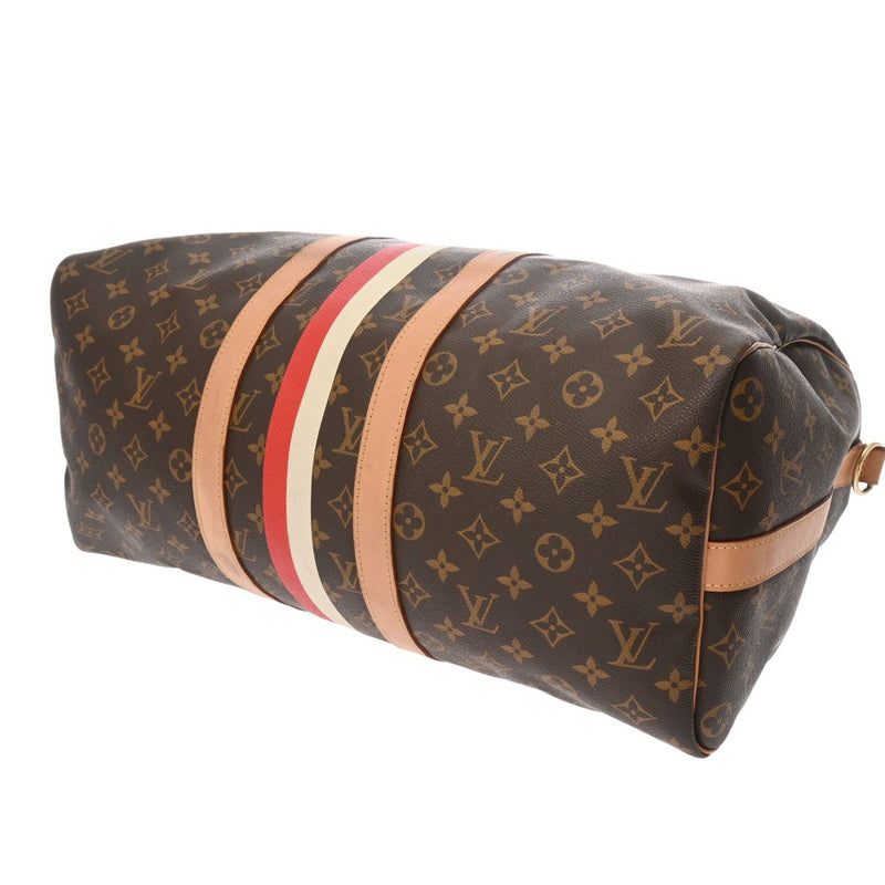 LOUIS VUITTON ルイヴィトン モノグラム キーポル バンドリエール 45 マイLV イニシャル入り ブラウン M41418 ユニセックス モノグラムキャンバス ボストンバッグ Bランク 中古 銀蔵