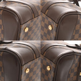 LOUIS VUITTON ルイヴィトン ダミエ バークレー ブラウン N52000 レディース ダミエキャンバス ハンドバッグ Bランク 中古 銀蔵