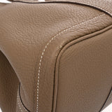 HERMES エルメス ガーデンパーティ PM エトゥープ Y刻印(2020年頃) ユニセックス ネゴンダ ハンドバッグ ABランク 中古 銀蔵