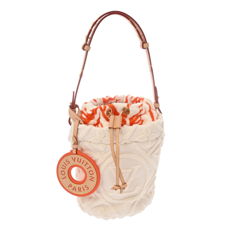 LOUIS VUITTON ルイヴィトン LV バケーション バイザプール バケット ベージュ系 M25146 レディース コットン100％ トートバッグ 未使用 銀蔵