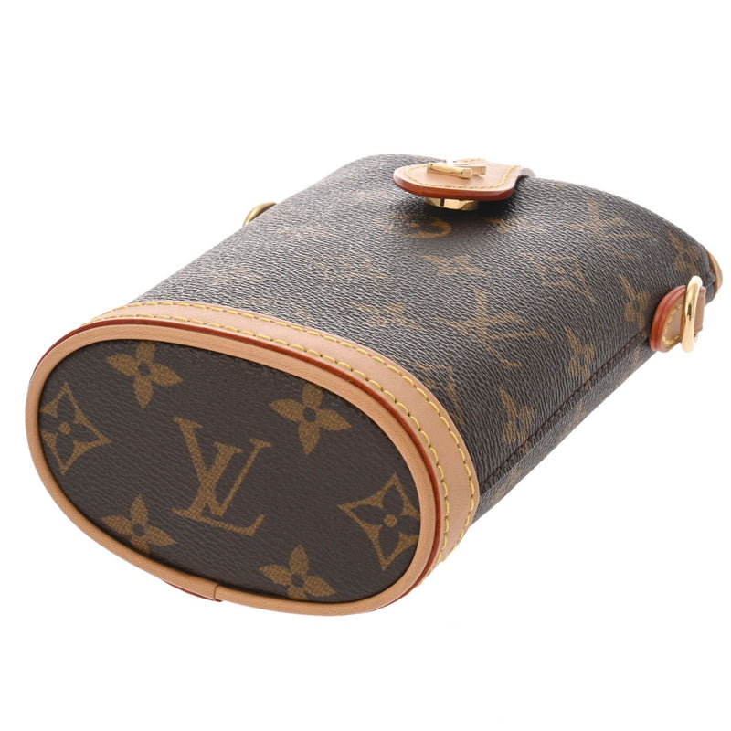 LOUIS VUITTON ルイヴィトン モノグラム フォールドミー ブラウン M80874 レディース モノグラムキャンバス ポーチ 未使用 銀蔵