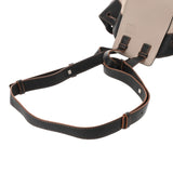 LOEWE ロエベ ハンモック ドローストリング  ベージュ/ブラック レディース レザー ショルダーバッグ ABランク 中古 銀蔵