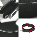 GUCCI グッチ 2WAY ミニ トートバッグ ブラック 696010 ユニセックス GGスプリームキャンバス レザー ショルダーバッグ Aランク 中古 銀蔵