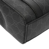 GUCCI グッチ 2WAY ミニ トートバッグ ブラック 696010 ユニセックス GGスプリームキャンバス レザー ショルダーバッグ Aランク 中古 銀蔵