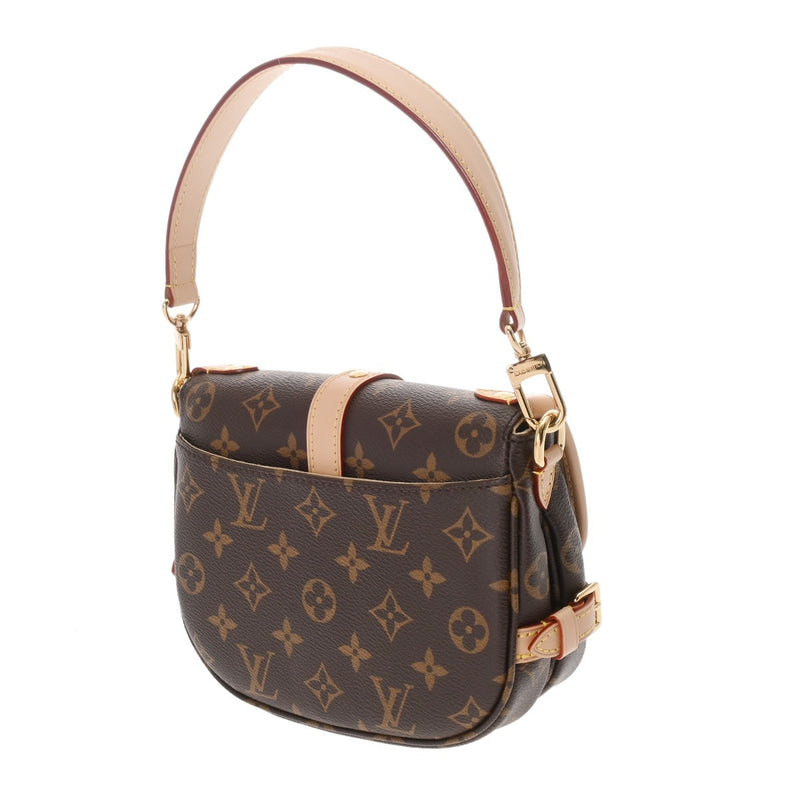 LOUIS VUITTON ルイヴィトン モノグラム ソミュール BB ブラウン M46740 レディース モノグラムキャンバス 2WAYバッグ 未使用 銀蔵