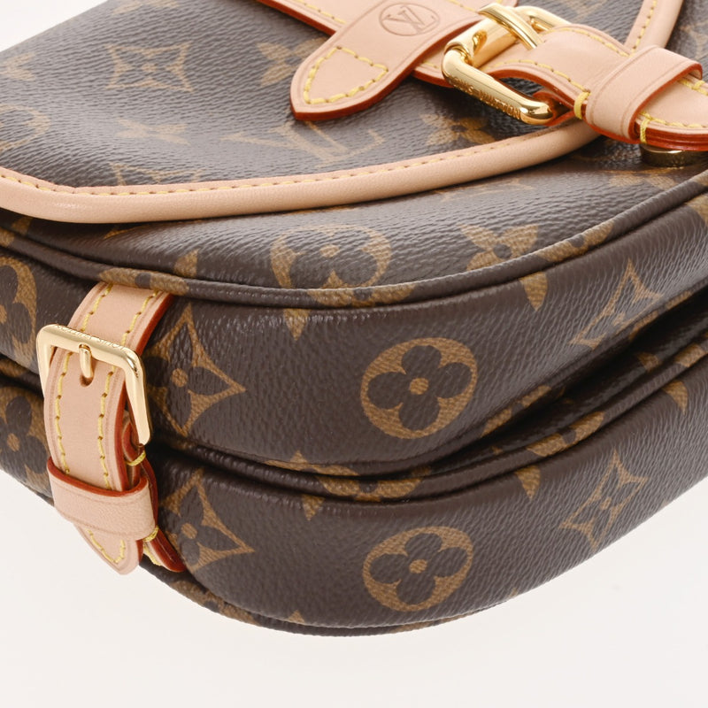 LOUIS VUITTON ルイヴィトン モノグラム ソミュール BB ブラウン M46740 レディース モノグラムキャンバス 2WAYバッグ 未使用 銀蔵