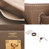 HERMES エルメス ケリー 32 内縫い 2WAY エトゥープ A刻印(2017年頃) レディース トゴ ハンドバッグ Aランク 中古 銀蔵
