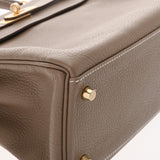 HERMES エルメス ケリー 32 内縫い 2WAY エトゥープ A刻印(2017年頃) レディース トゴ ハンドバッグ Aランク 中古 銀蔵