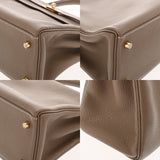 HERMES エルメス ケリー 32 内縫い 2WAY エトゥープ A刻印(2017年頃) レディース トゴ ハンドバッグ Aランク 中古 銀蔵