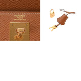 HERMES エルメス ケリー 32 外縫い 2WAY ゴールド A刻印(2017年頃) レディース ヴォーエプソン ハンドバッグ Aランク 中古 銀蔵