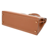 HERMES エルメス ケリー 32 外縫い 2WAY ゴールド A刻印(2017年頃) レディース ヴォーエプソン ハンドバッグ Aランク 中古 銀蔵