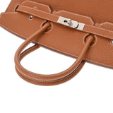 HERMES エルメス バーキン 35 ゴールド □M刻印(2009年頃) ユニセックス トゴ ハンドバッグ ABランク 中古 銀蔵