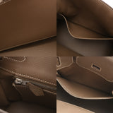 HERMES エルメス バーキン 30 エトゥープ □K刻印(2007年頃) レディース トリヨンクレマンス ハンドバッグ ABランク 中古 銀蔵