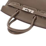 HERMES エルメス バーキン 30 エトゥープ □K刻印(2007年頃) レディース トリヨンクレマンス ハンドバッグ ABランク 中古 銀蔵