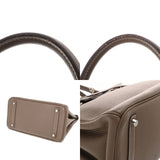 HERMES エルメス バーキン 30 エトゥープ □K刻印(2007年頃) レディース トリヨンクレマンス ハンドバッグ ABランク 中古 銀蔵