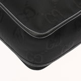 GUCCI グッチ トラベルポーチ  ブラック シルバー金具 674797 ユニセックス ナイロン レザー ウエストバッグ ABランク 中古 銀蔵